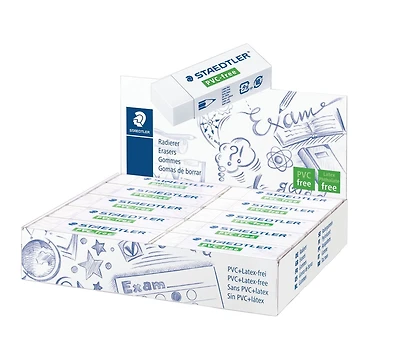Staedtler PVC-Free Eraser, Box of 20