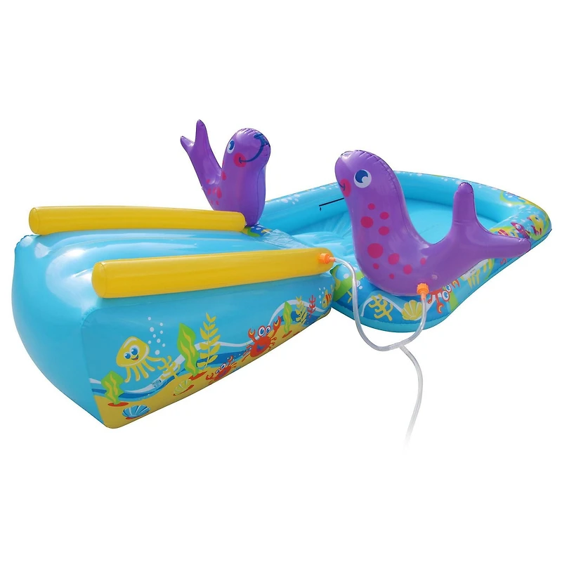 Play Day Summer Inflatables My First Water Slide 82256 Pool And Slide