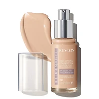 Revlon Illuminance Skin-Caring Liquid Foundation Makeup, Medium Coverage, 30mL
