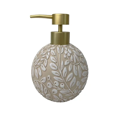 HOLIDAY TIME DISTRIBUTEUR DE LOTION EN RÉSINE BOULE DE NOEL