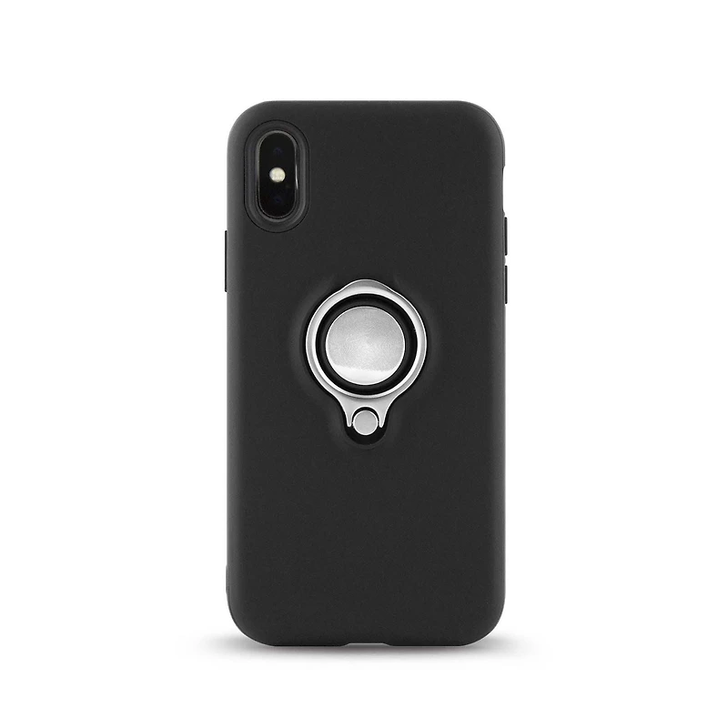 COQUE BLACKWEB/Étui avec anneau support et béquille