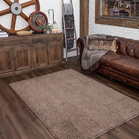 Hometrends Taupe Willow Creek Area Rug 5' x 7'
