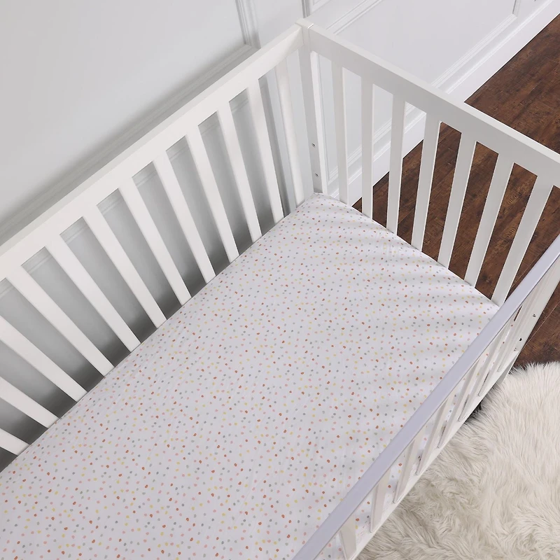 George Baby Fitted Jersey Crib Sheet
