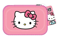 Sanrio Hello Kitty Pink Zipper Pencil Hard Case, 8.75" x 5.25", Elementary School