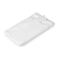 hometrends Solid 100% Cotton Bath Towel, 1 Piece, 550 GSM, Highly Absorbent & Soft Bathroom White