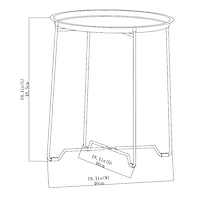Mainstays Patio Tray Top Side Table