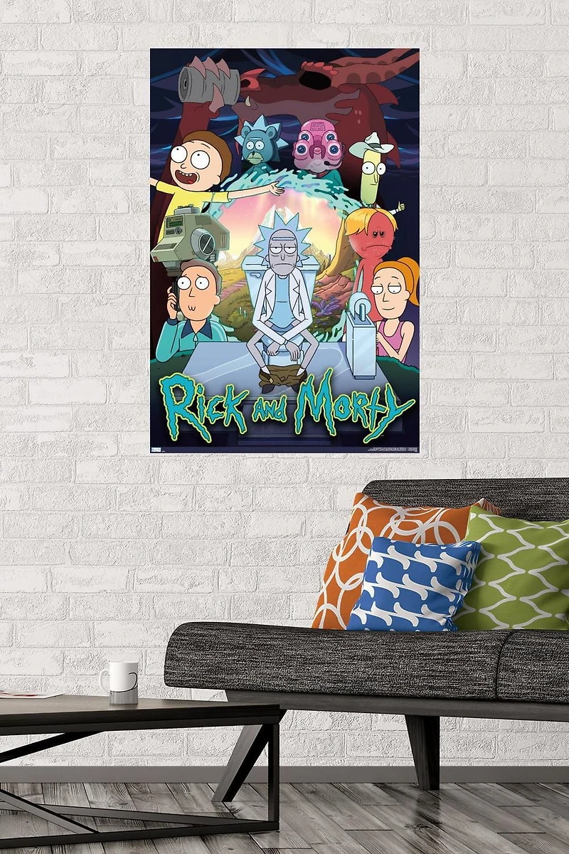 Rick And Morty - Season 4 Group Wall Poster