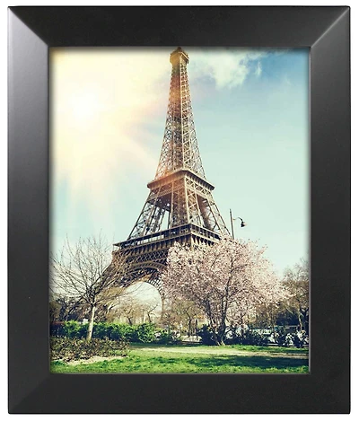 Cadre photo biseauté Hometrends 8 x 10 pouces, Noir Cadre noir biseauté 8x10