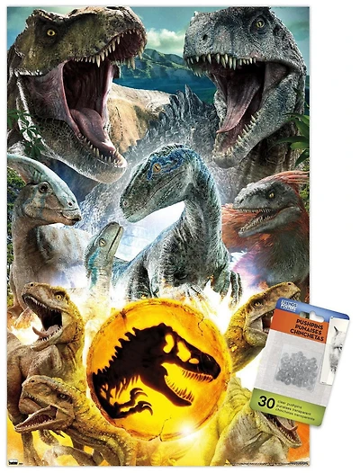 Jurassic World: Dominion - Group Wall Poster, 22.375" x 34"