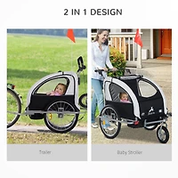 Aosom 3-in-1 bike trailer