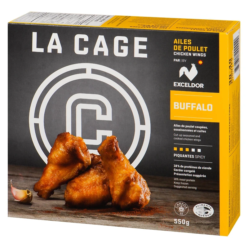 Ailes de poulet Buffalo La Cage 550g