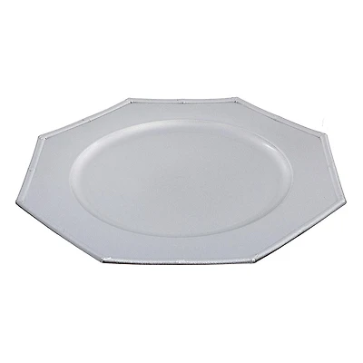 Charger Plate (Octagon) (Argent) (13" ) - Set of 6