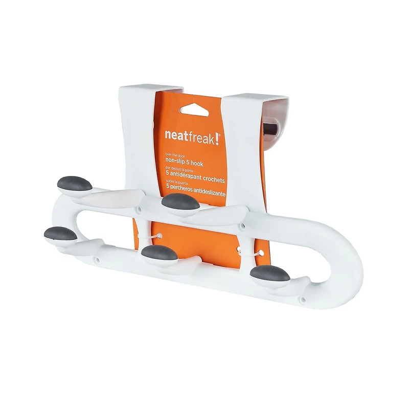 neatfreak!® crochet antidérapant de porte, Plastique, Blanc