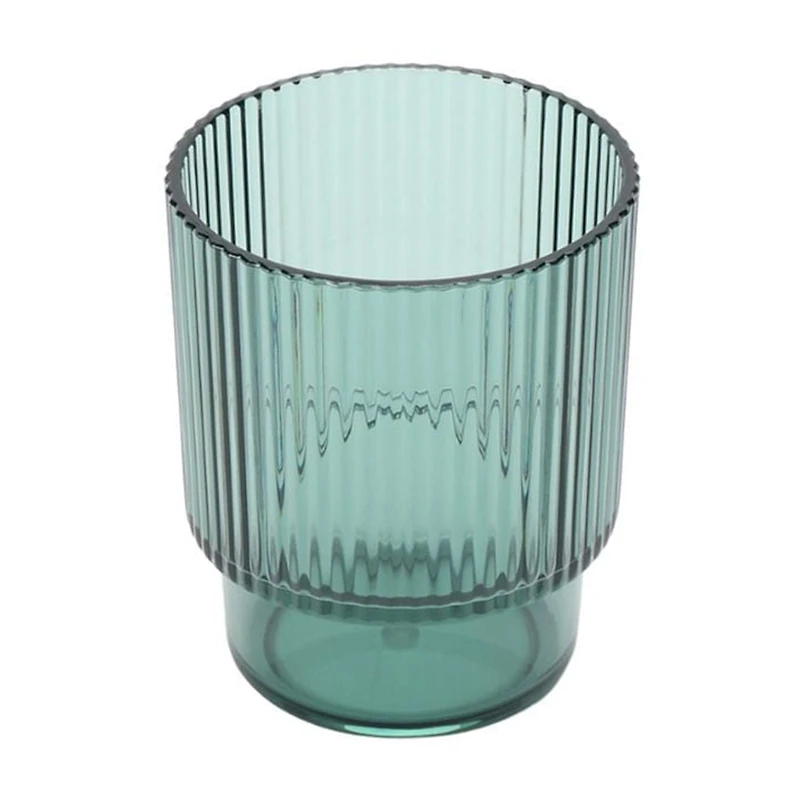Hometrends Tinted Acrylic Ribbed Lowball Tumbler Assorted Colour, 1 pc