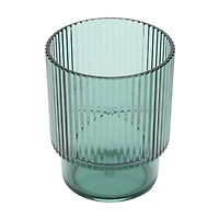 Hometrends Tinted Acrylic Ribbed Lowball Tumbler Assorted Colour, 1 pc