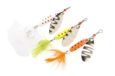 South Bend SB-3013-X Spinner Asstm Marbre 3-Pk Spinner Asstm Marbre, paquet de 3