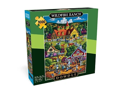 Buffalo Games Wildfire Ranch 1000-Piece Interlocking Jigsaw Puzzle