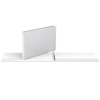 Reliure Easyview Premium, anneaux inclinés en D, personnalisable, format 11 po x 17 po, paquet de 2, 1 po