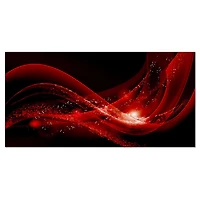 Designart Dark Red Vector Canvas Wall Art