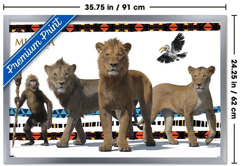 Disney Mufasa: The Lion King - Group Wall Poster