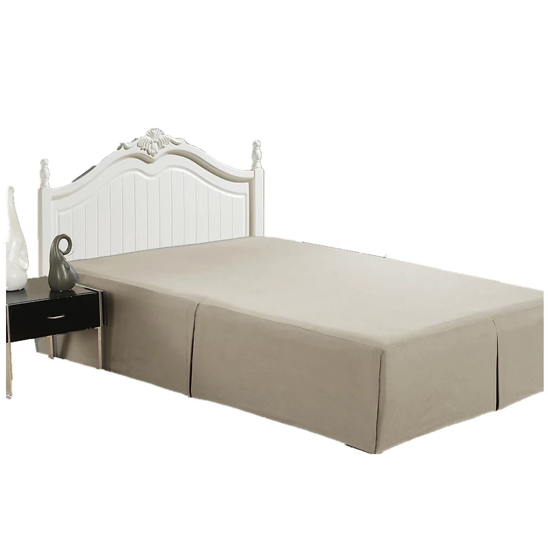 Marina Decoration Ultra Soft Silky Hotel Quality All Season Deep Pocket 16 Inch Drop Solid Tailored Rayon from Bamboo Bed Skirt