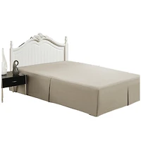 Marina Decoration Ultra Soft Silky Hotel Quality All Season Deep Pocket 16 Inch Drop Solid Tailored Rayon from Bamboo Bed Skirt