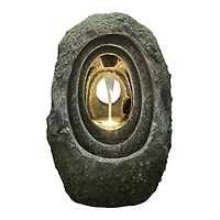 Fontaine grotte intérieur extérieur avec pompe écoénergétique et éclairage à DEL décoratif
