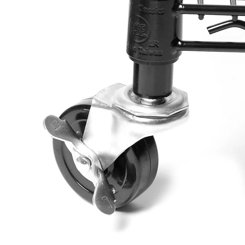 Seville Classics 5-Tier NSF Steel Shelving - Black - 72" H x 36" W x 18" D