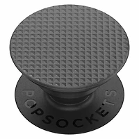 PopSocket PopGrip Knurled Texture Black | Phone Grip & Stand | Swappable Top