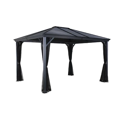 Sojag Ventura 10 x 12 x 9 ft Dark Grey Gazebo