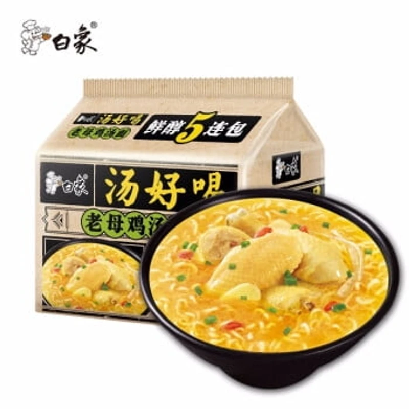 Soupe au poulet et aux nouilles Baixiang 555g
