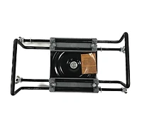 Blue Dog Marine Jon Boat Seat Bracket with Swivel, 7" x 7" Seat Mount with 360-degree turning, Adjusts from 7 inches to 16.5 inches