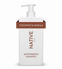 Shampooing hydratant Native Noix de coco et vanille, sans sulfate, sans parabènes 487 ml