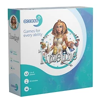 TIMELINE - ACCESS + ANGLAIS<br>Jeu de société adapté par les professionnels de la santé pour les troubles cognitifs TDAH et autisme Carte de jeux intelligente pour enfants et adultes 8+ 1-4 joueurs 15