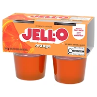 Goûters À La Gelée Réfrigéré À Saveur D'Orange, Paquet De 4 Coupes x 96g