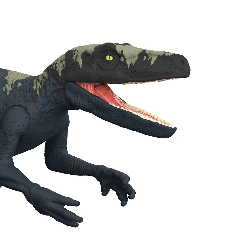 Jurassic World Epic Attack Herrerasaurus Dinosaur Toy Figure with Damage, Lights & Sounds, Ages 4+