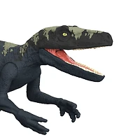 Jurassic World Epic Attack Herrerasaurus Dinosaur Toy Figure with Damage, Lights & Sounds, Ages 4+