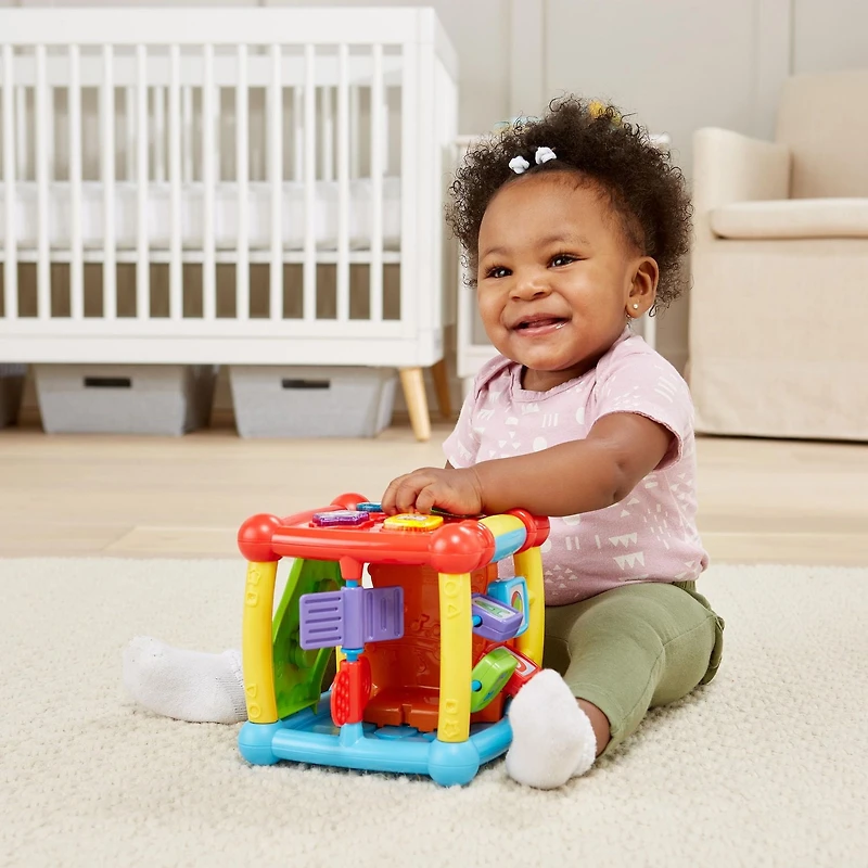 VTech Busy Learners Activity Cube -  French Version, 6 to 36 months