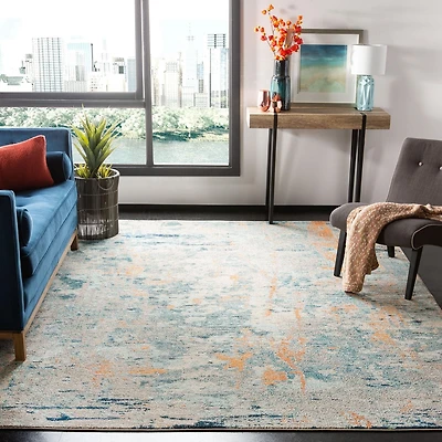 SAFAVIEH Madison Clyde Vintage Abstract Area Rug