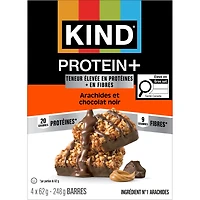 KIND PROTEIN+ Peanuts & Dark Chocolate, 62 g, 4 Bars