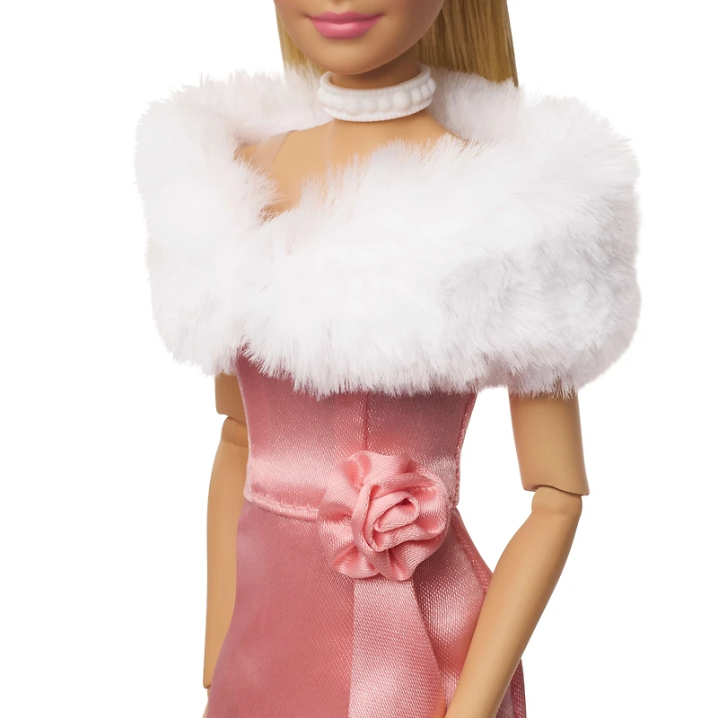 Barbie Enchanted Evening Fashion Doll in Pink Dress, Mattel Replay the Classics Collection - Walmart Exclusive