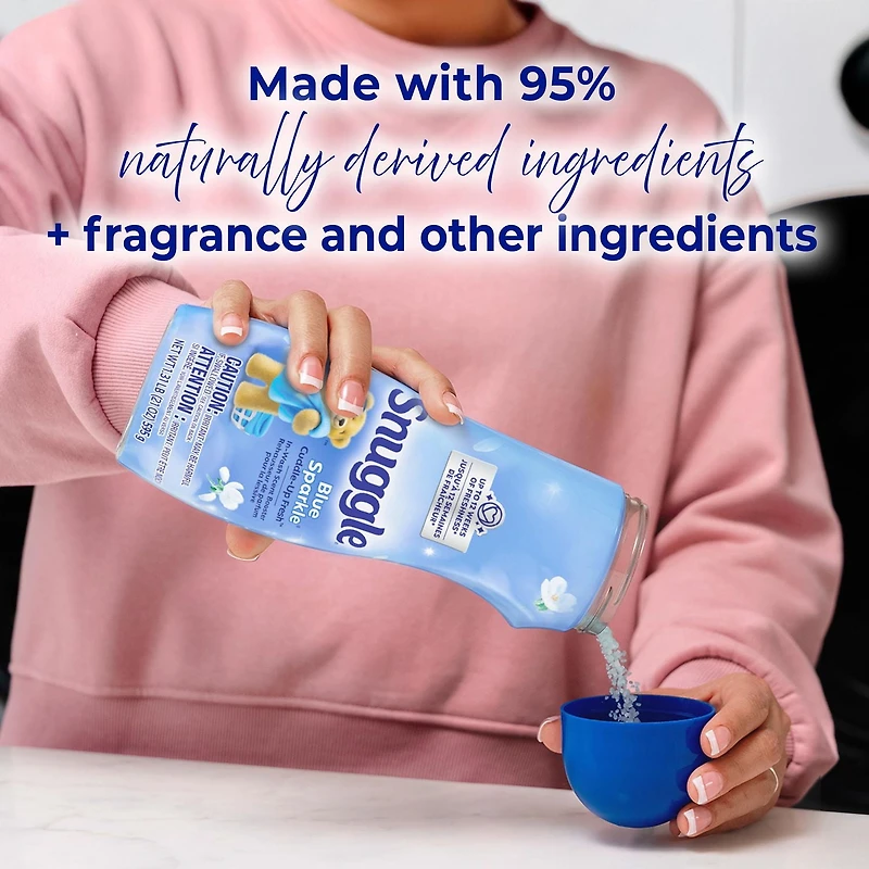 Snuggle Crystals Blue Sparkle Cuddle-Up Fresh 595g Scent Booster, 1 bottle, 595g