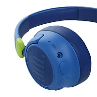 JBL JR 460NC Casque circum-auriculaire sans fil à réduction de bruit pour enfants