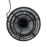Better Homes and Gardens - Pendentif noir tissé de 11 pouces