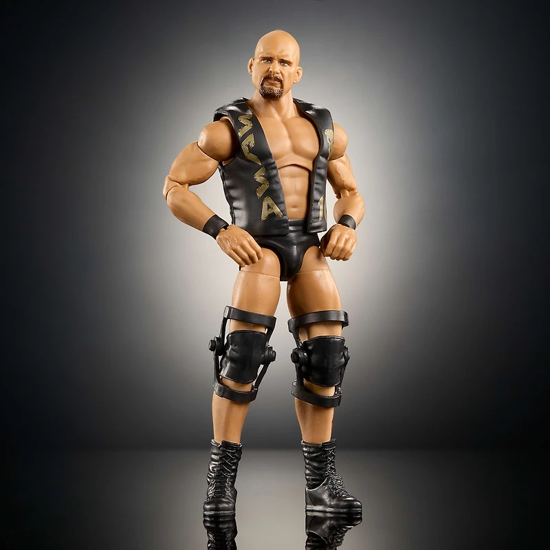 Figurine d’action WWE Elite Stone Cold Steve Austin, Greatest Hits 2025, 6 pouces avec accessoires
