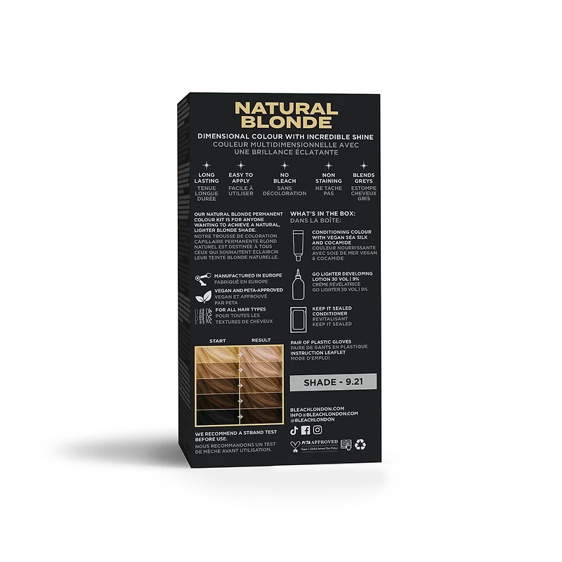 Bleach London Natural Blonde Permanent Kit
