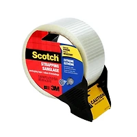 Scotch® Extreme Strapping Packaging Tape 8959 RD EF RP6, with Dispenser, 1.88 in x 21.80 yd (48 mm x 20 m), 1 Roll/Pack