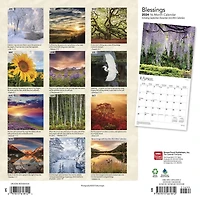 BrownTrout Blessings 2024 12x24 Inch Square Wall Calendar, 9781975461812