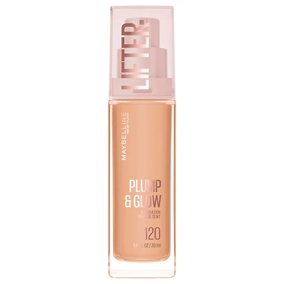 Maybelline New York Fond de teint Lifter Plump & Glow, Fini lumineux, 30 ml