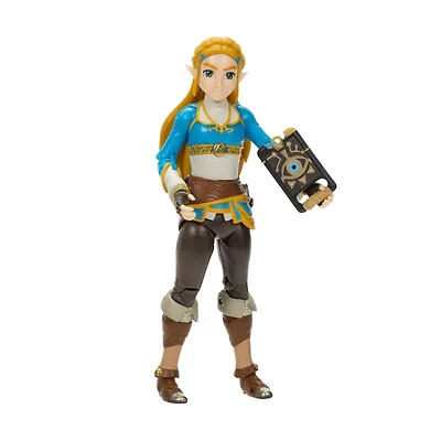 Figurine Nintendo de 4 pouces - Zelda avec l'ardoise Sheikah